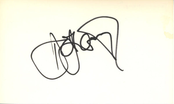 Detlef Schrempf Autographed Seattle Seahawks Index Card Beckett 45346