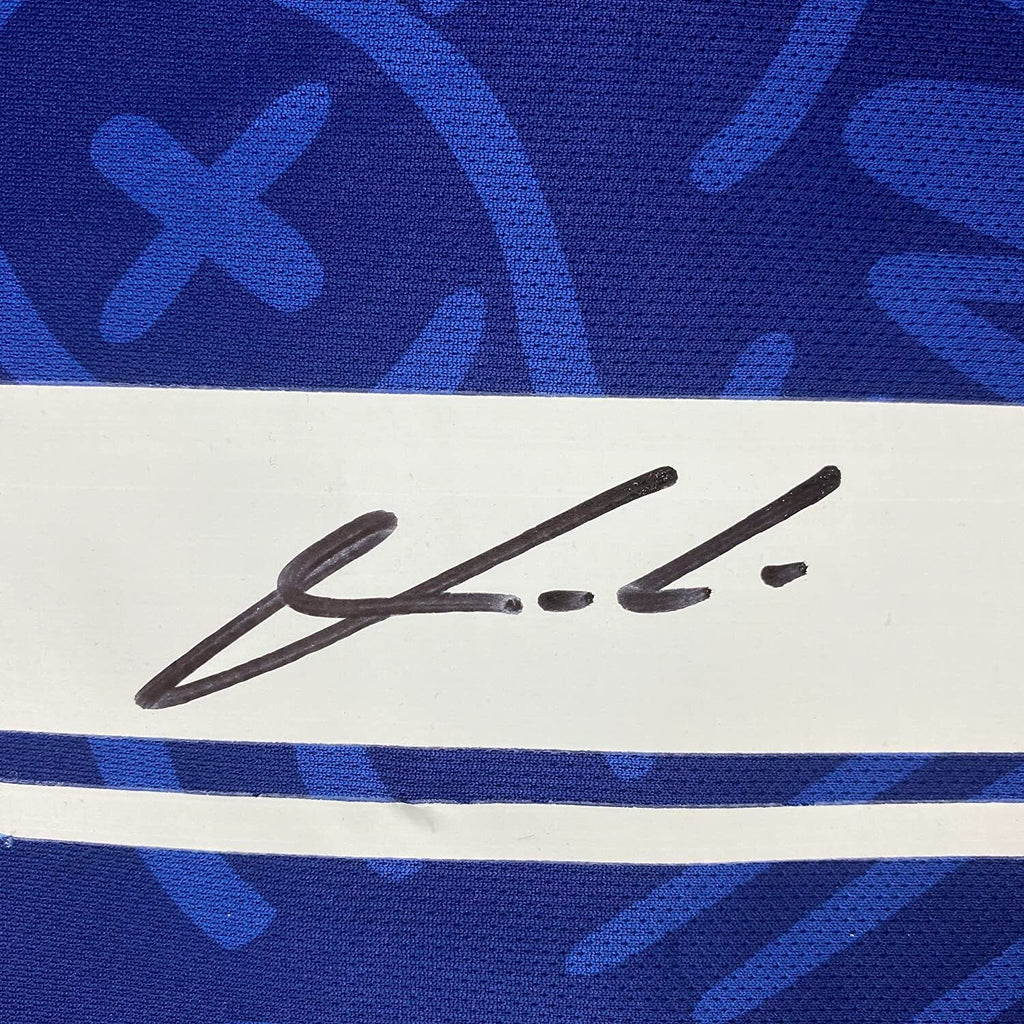 Framed Autographed/Signed Luka Modric 33x42 Real Madrid Blue Jersey BA ...