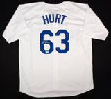 Kyle Hurt Signed Los Angeles Dodgers Jersey (Beckett) L.A. Future Star Pitcher