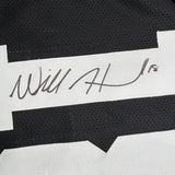 Framed Autographed/Signed Will Howard 35x39 Ohio State Black Jersey BAS COA