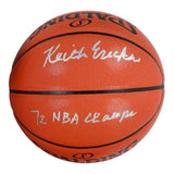 Keith Erickson Signed Spaulding NBA Basketball "72 Champs" Los Angeles Lakers