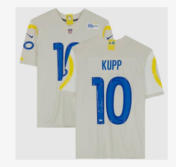 Rams Apparel Rams 100 Year Jersey COOPER KUPP Autographed Rams