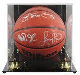 Magic Johnson, Larry Bird & Julius "Dr. J." Erving Signed Basketball W/ Case BAS