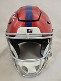 SAQUON BARKLEY SIGNED NEW YORK GIANTS FLASH SPEEDFLEX AUTHENTIC HELMET BECKETT
