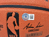 JOHN STOCKTON AUTOGRAPHED AUTHENTIC SERIES IO BASKETBALL JAZZ BECKETT 224367
