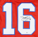Scott Zolak Signed Patriots Jersey (JSA) New England #2 Quarterback 1991-1998