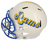 Isaac Bruce & Torry Holt Dual Autographed Rams RETRO Full Size Helmet Beckett