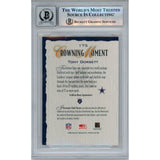 Tony Dorsett Autographed 2002 Gridiron Kings #175 10 Grade Card Beckett 46502