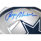 Roger Staubach Autograhed/Signed Dallas Cowboys Mini Helmet Beckett 43273