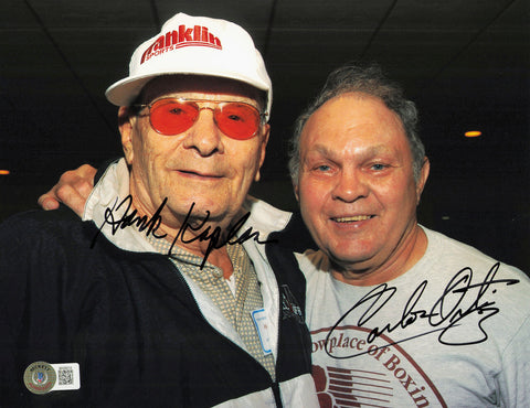 Hank Kaplan & Carlos Ortiz Autographed Signed 8x10 Photo Beckett BAS QR #BH29214