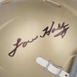 Lou Holtz Notre Dame Fighting Irish Autographed Riddell Speed Mini Helmet
