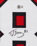 Ed McCaffrey Signed San Francisco 49ers Jersey w/SB Inscription (Beckett) W.R.