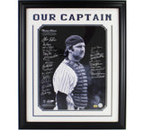 Mulit-Signed Framed 16x20 B&W MLB Photo/Our Captain Matte-Kline, Wynn, Rivers