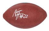Najee Harris Autographed Steelers Metallic Logo NFL Duke Football Fanatics