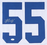 Leighton Vander Esch Signed Cowboys Jersey (JSA Holo) Dallas 2018 #1 Draft Pk