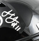 Julio Jones Autographed Atlanta Falcons F/S Speed Helmet -Beckett W Holo*Silver