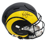 Marshall Faulk Signed Los Angeles Rams SpeedFlex Authentic Rivalries NFL Helmet