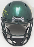 BO NIX AUTOGRAPHED OREGON GREEN FULL SIZE REPLICA SPEED HELMET BECKETT QR 217953