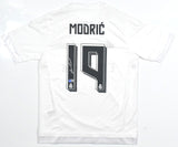 Luka Modric Autographed Real Madrid Home Soccer Jersey #19 - Beckett *M