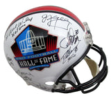 NFL Hall of Famers Multi-Signed (15) Full Size Replica Football Helmet 213069