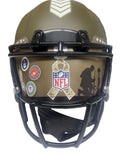 TREVOR LAWRENCE Autographed STS Military Branch Visor Authentic Helmet FANATICS