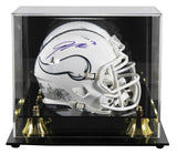 Vikings Jordan Addison Signed STS III Speed Mini Helmet W/ Case BAS Witnessed