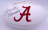 Joe Willie Namath Autographed Signed White Logo Football Alabama JSA #WP424451
