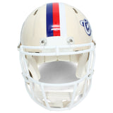 Phil Simms Autographed New York Giants RETRO Speed Authentic Helmet Beckett
