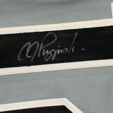 FRAMED Autographed/Signed AJ A.J. PIERZYNSKI 35x39 Grey Jersey PSA COA