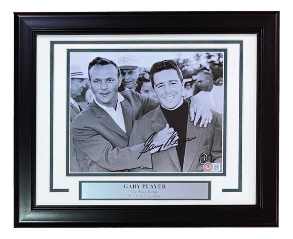 Gary Player Signed Framed 8x10 PGA Golf Photo BAS