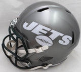 Joe Namath Autographed Jets Full Size Flash Helmet (Smudge) Beckett WI75062