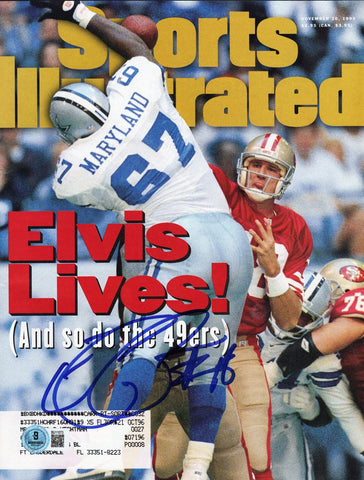 Elvis Grbac Signed 49ers Sports Illustrated Elvis Lives! 11/20/95 Beckett