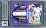 Vikings Warren Moon "HOF 06" Signed 1997 SPX #14 Card Auto 10! BAS Slabbed