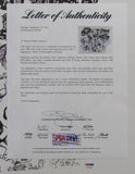 1986 NY Giants Signed by 11 Litho 19x25 Parcells Taylor Carson+++ PSA/DNA 209353