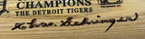 Charlie Gehringer Tigers Signed Louisville Slugger Baseball Bat JSA Hologram