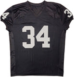 RAIDERS BO JACKSON AUTOGRAPHED BLACK PRO CUT JERSEY BECKETT WITNESS 226320