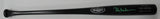 A's RICKEY HENDERSON Signed Name ENGRAVED Louisville Slugger Black Bat AUTO JSA