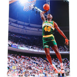 Shawn Kemp Autographed Seattle Supersonics 16x20 Photo Beckett Witness 49703