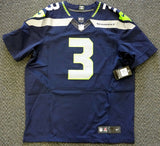 SEAHAWKS RUSSELL WILSON AUTOGRAPHED BLUE NIKE ELITE JERSEY SIZE 48 RW HOLO 60976