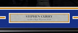 STEPHEN CURRY AUTOGRAPHED FRAMED 16X20 PHOTO WARRIORS SPOTLIGHT 3 JSA 243013