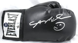 Sugar Ray Leonard Autographed Black Everlast Boxing Glove *Right- Beckett W Holo