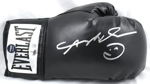 Sugar Ray Leonard Autographed Black Everlast Boxing Glove *Right- Beckett W Holo