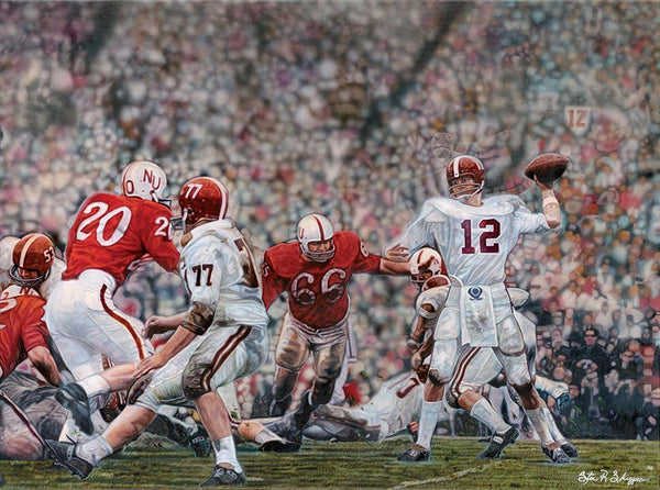 Steve Skipper Collection Alabama Crimson Tide Commemorative LE Lithograph