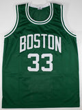 Larry Bird Signed Boston Celtics Custom Jersey w/ Career Highlight Stats (JSA)