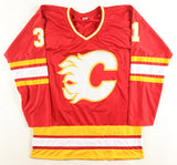 Rejean Lemelin Signed Calgary Flames Jersey (All World) NHL Career 1974-1993