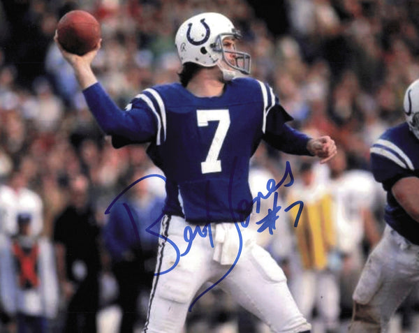 Bert Jones Autographed Signed 8x10 Photo Indianapolis Colts SKU #247412