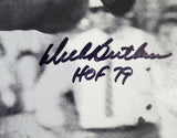 DICK BUTKUS AUTOGRAPHED 16X20 PHOTO CHICAGO BEARS "HOF 79" BECKETT BAS 178265