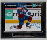 Nathan MacKinnon Autographed 8x10 Avalanche Action Photo with Plaque JSA COA