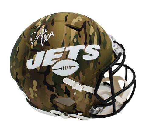 Darrelle Revis Signed New York Jets Speed Authentic Camo NFL Helmet
