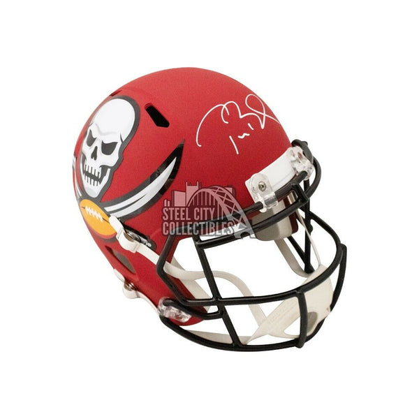 Tom Brady Autographed Buccaneers AMP Replica Full-Size Helmet - Fanatics LOA
